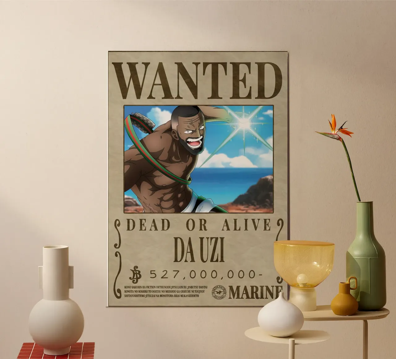 Wanted DaUzi2 poster by Collins Shop