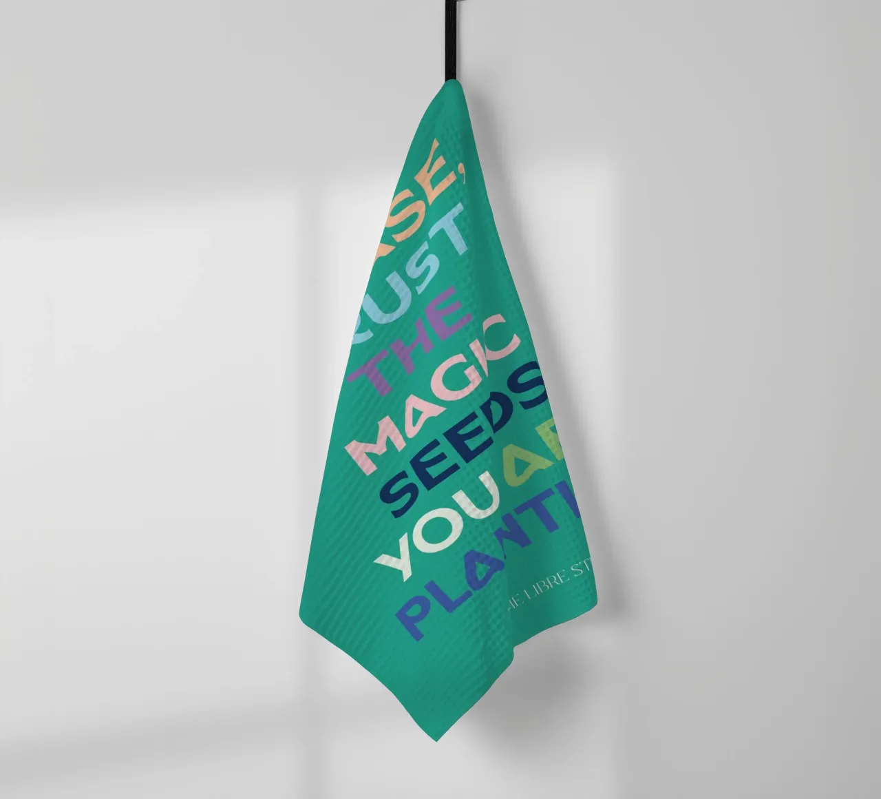 🍀 tea towel by MENTHE SAUVAGE