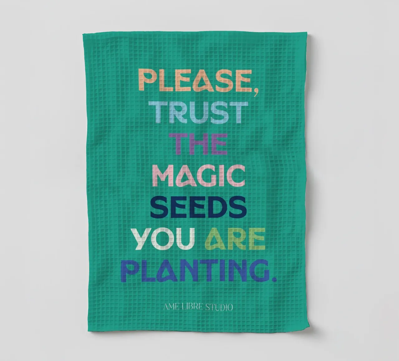 🍀 tea towel by MENTHE SAUVAGE