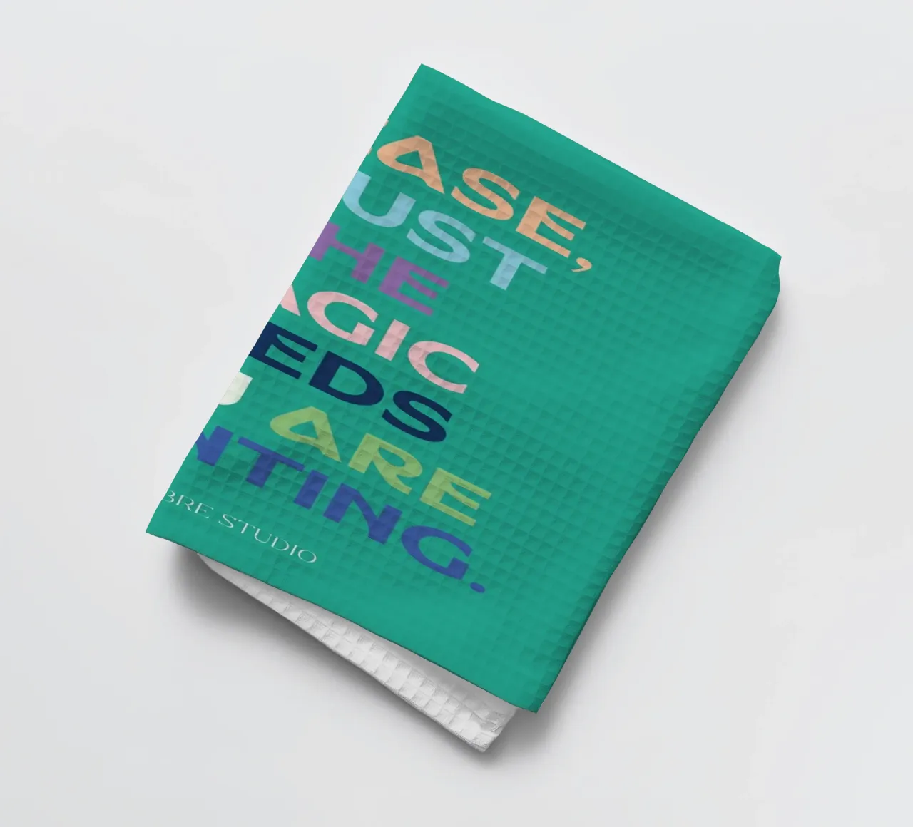 🍀 tea towel by MENTHE SAUVAGE