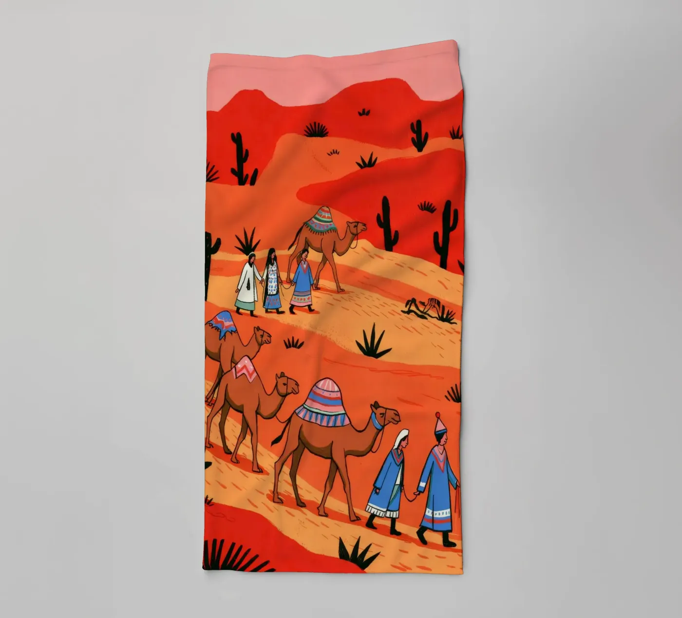 Nomadic Expedition towel by Murni Strokes