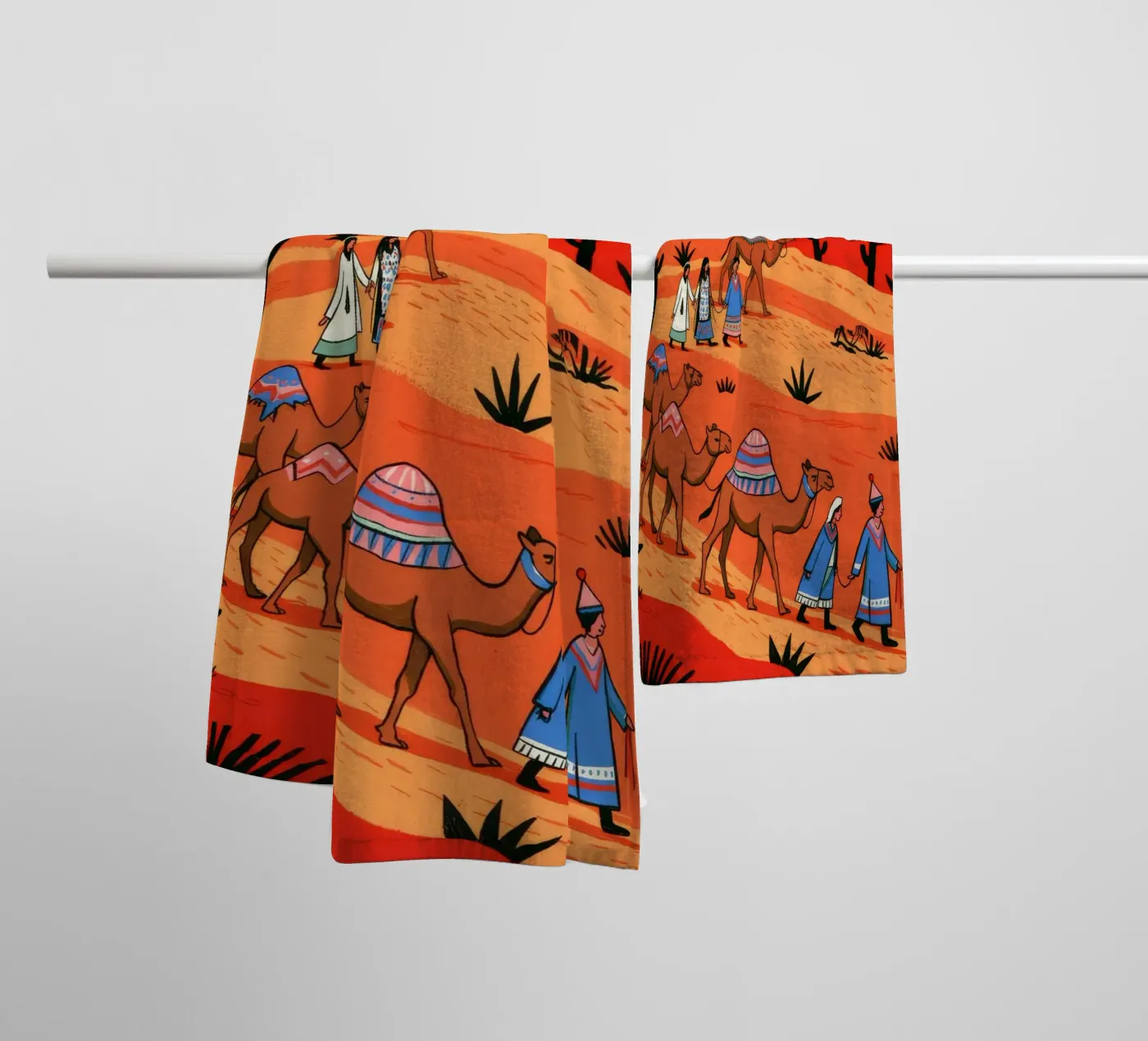 Nomadic Expedition towel by Murni Strokes