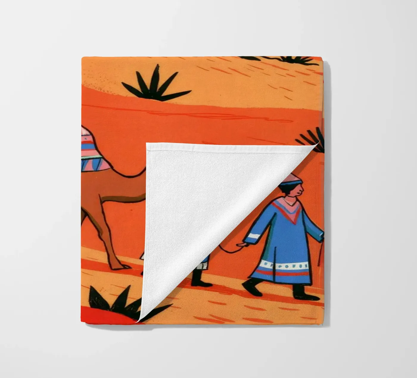 Nomadische expeditie strandhanddoek van Murni Strokes