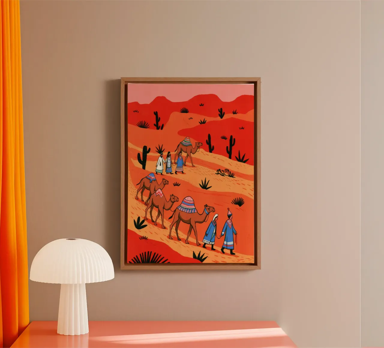 Nomadic Expedition canvas by Murni Strokes