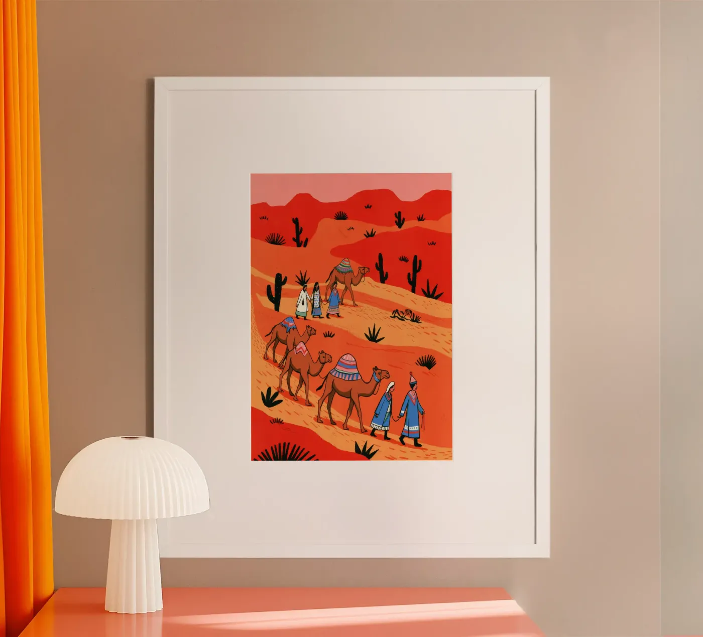 Nomadic Expedition poster de Murni Strokes