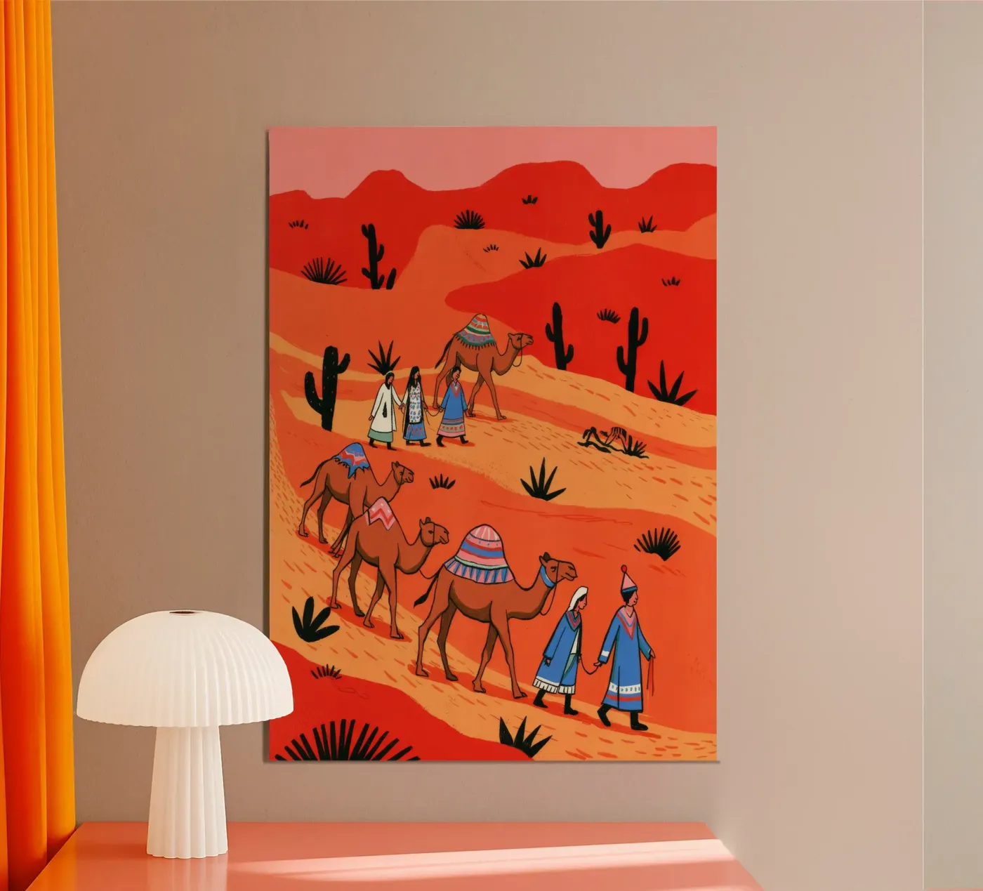 Nomadic Expedition poster de Murni Strokes