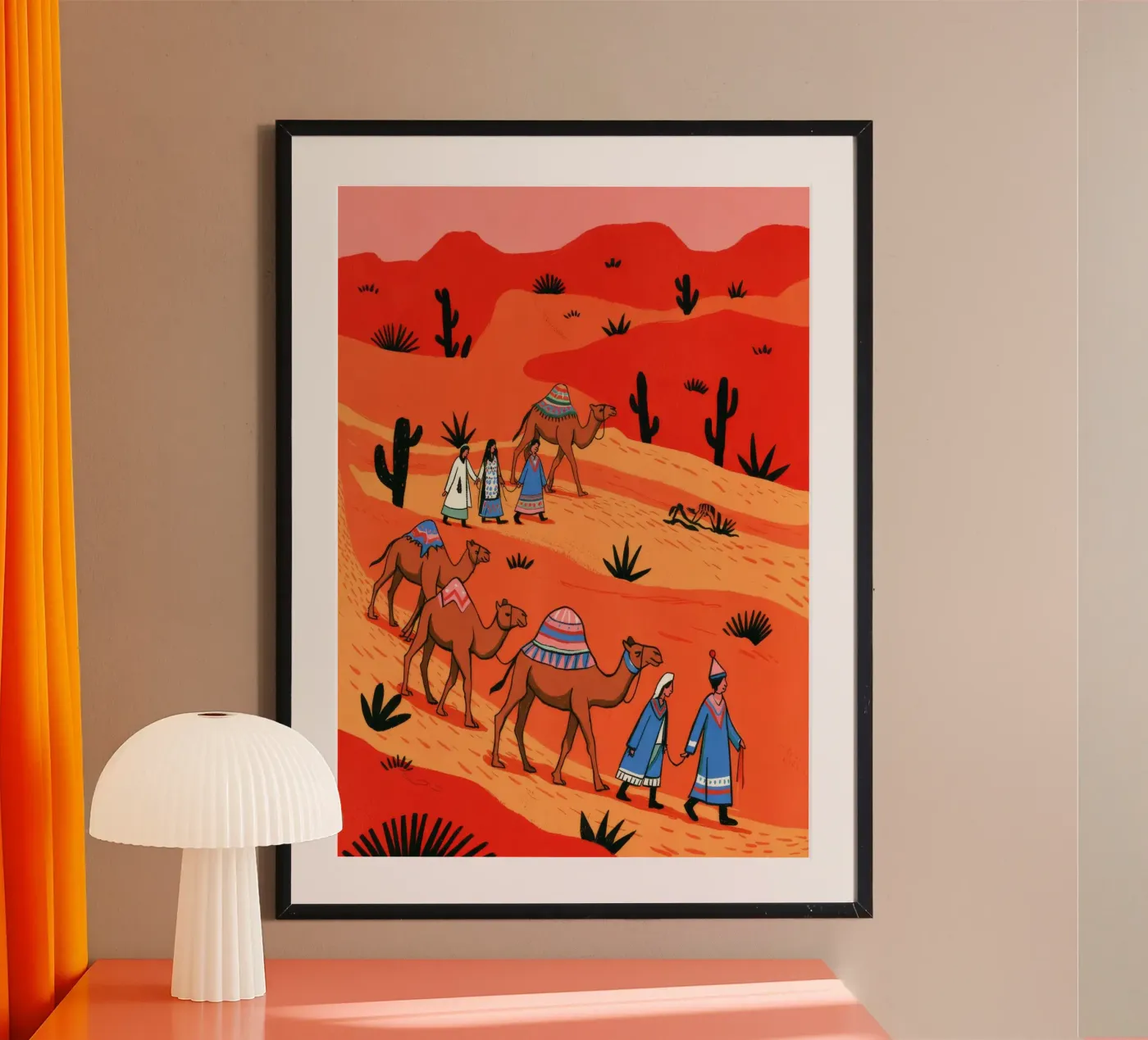 Nomadic Expedition poster de Murni Strokes