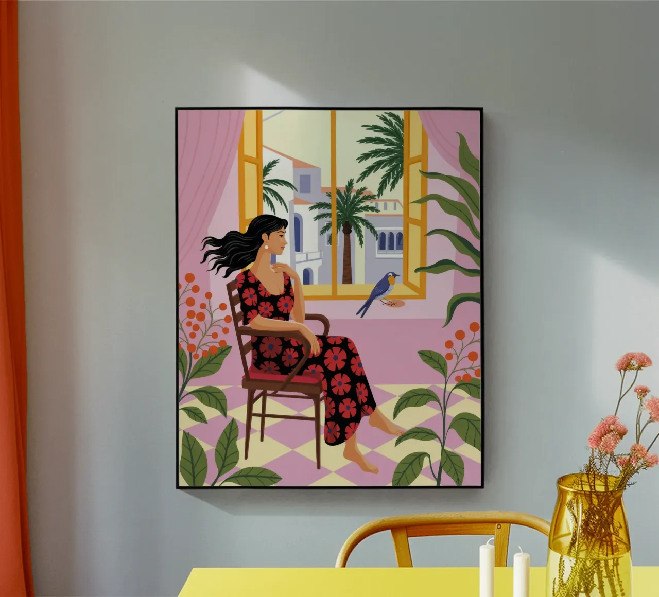 Riflessione serena sul balcone plexiglass da Murni Strokes