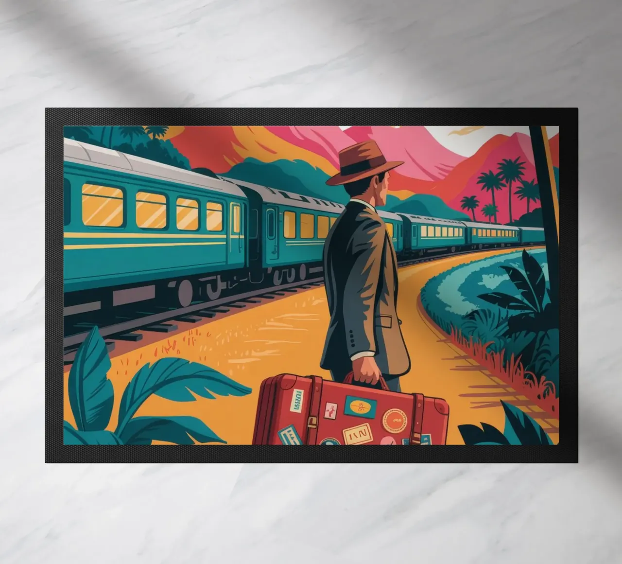 Viaggio in treno nostalgico zerbino da Murni Strokes