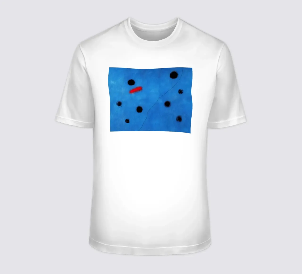 blue I joan miro 1961 t-shirt by phillipp veisenberg