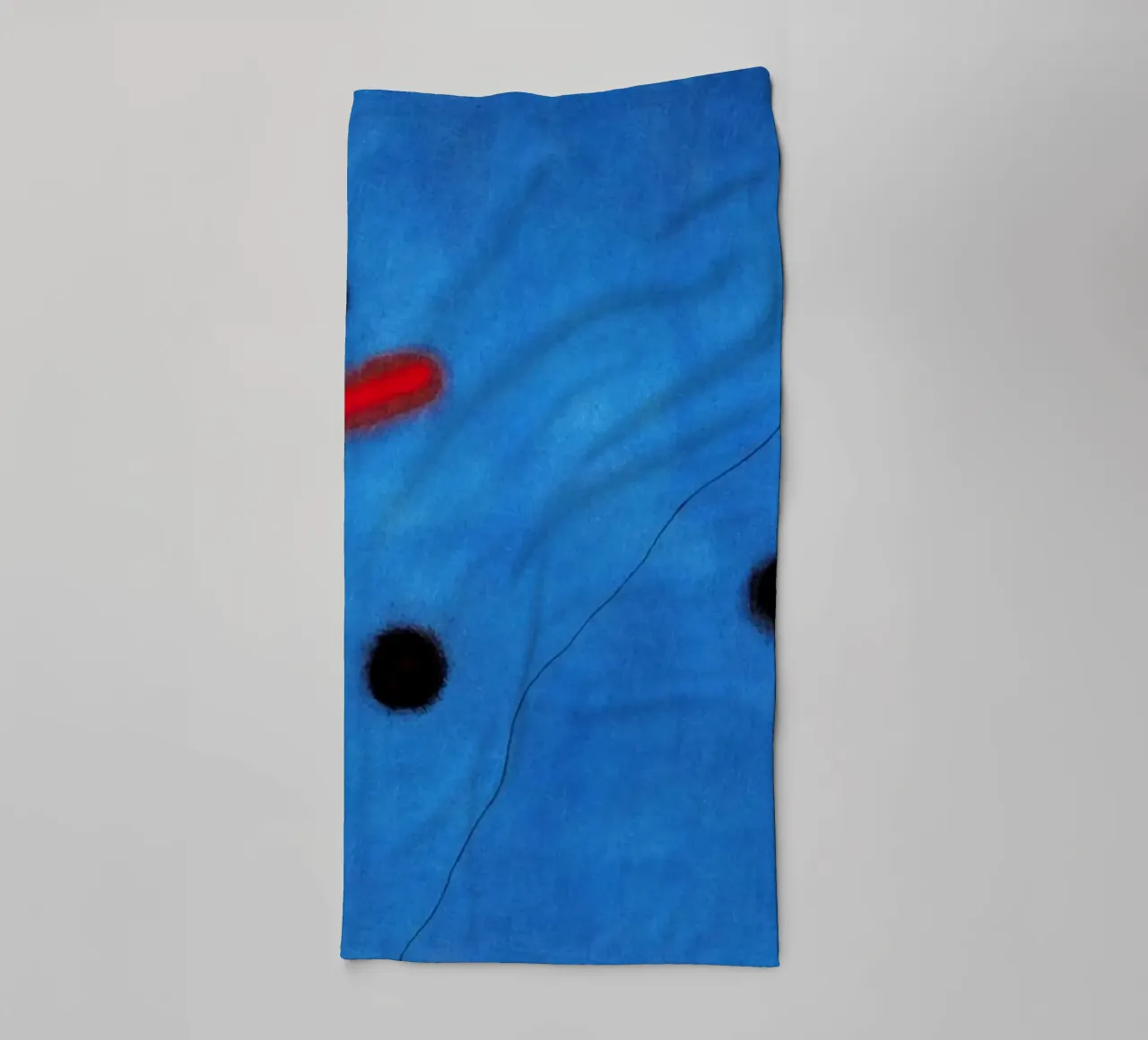 blue I joan miro 1961 towel by phillipp veisenberg