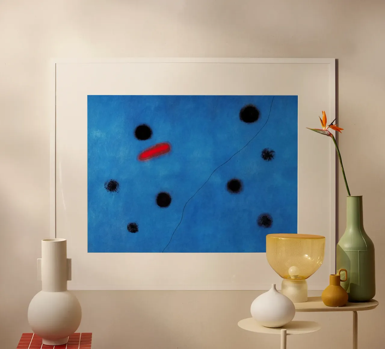 blu I joan miro 1961 poster da phillipp veisenberg