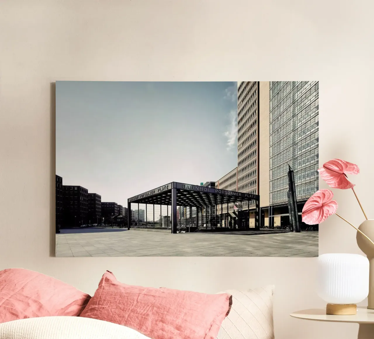 Berlin 2020 No 05 tela con Cornice a cassetta da Michael Belhadi