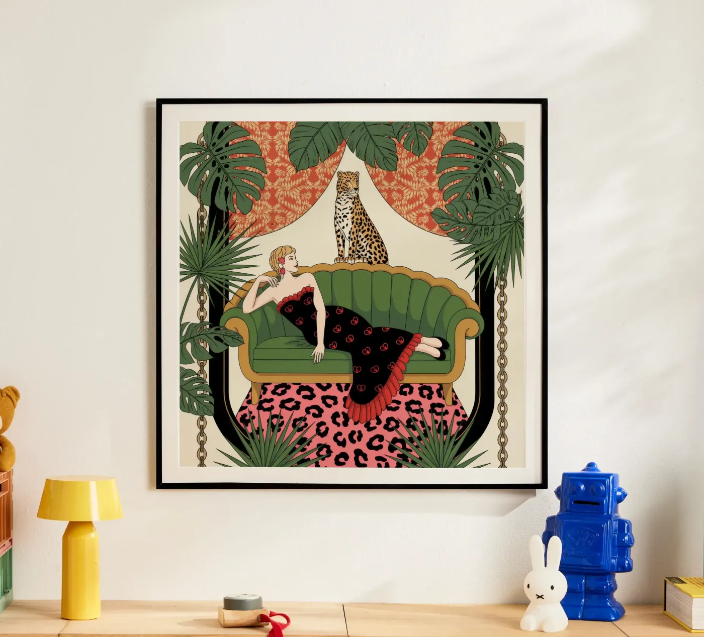 Luxe rugleuning poster van Murni Strokes