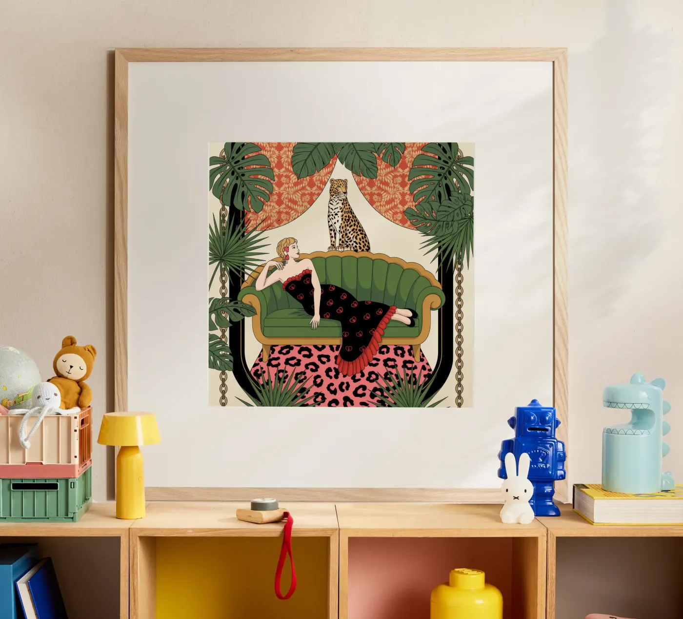Luxe rugleuning poster van Murni Strokes