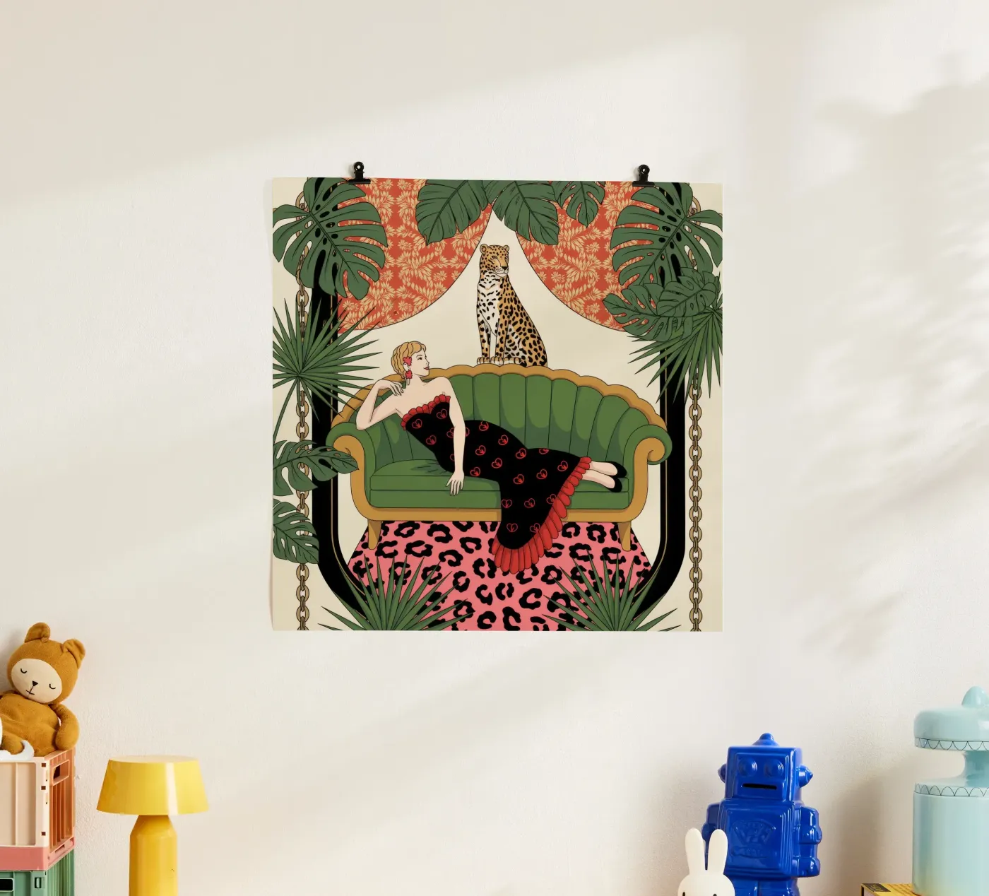 Luxe rugleuning poster van Murni Strokes