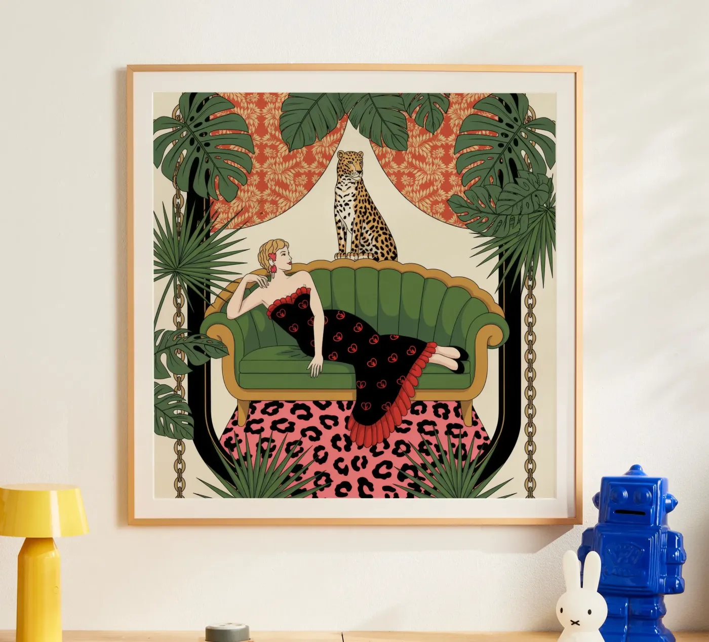 Luxe rugleuning poster van Murni Strokes