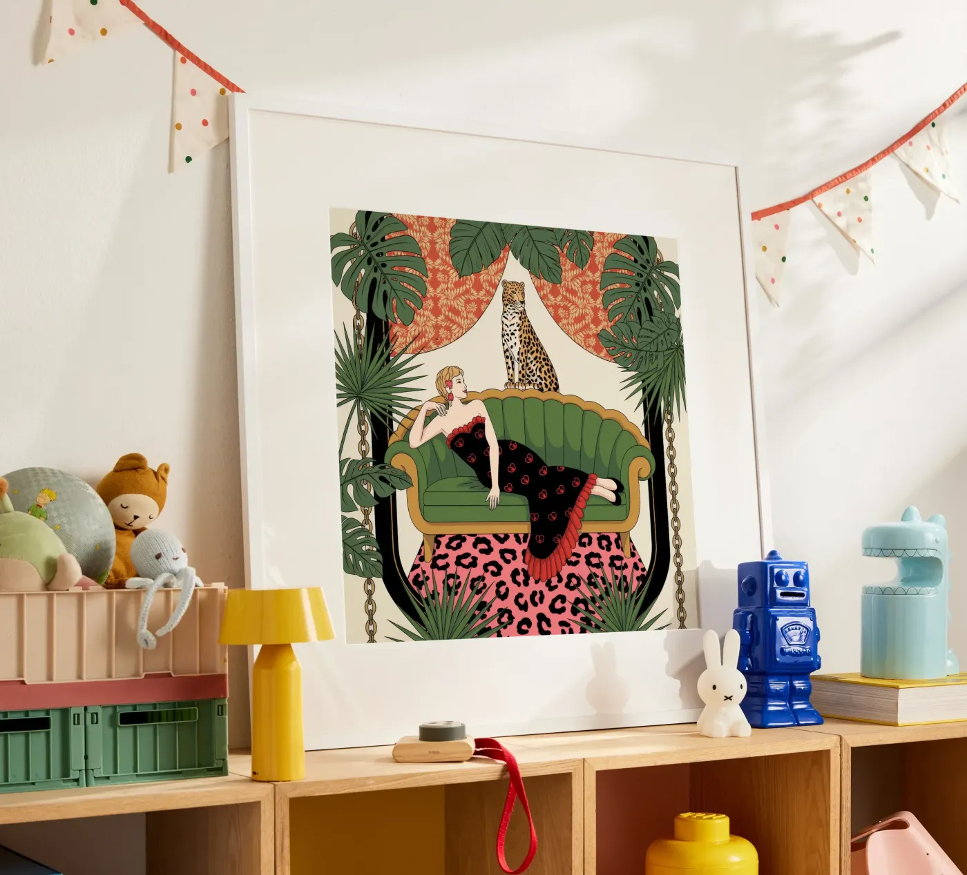 Luxe rugleuning poster van Murni Strokes