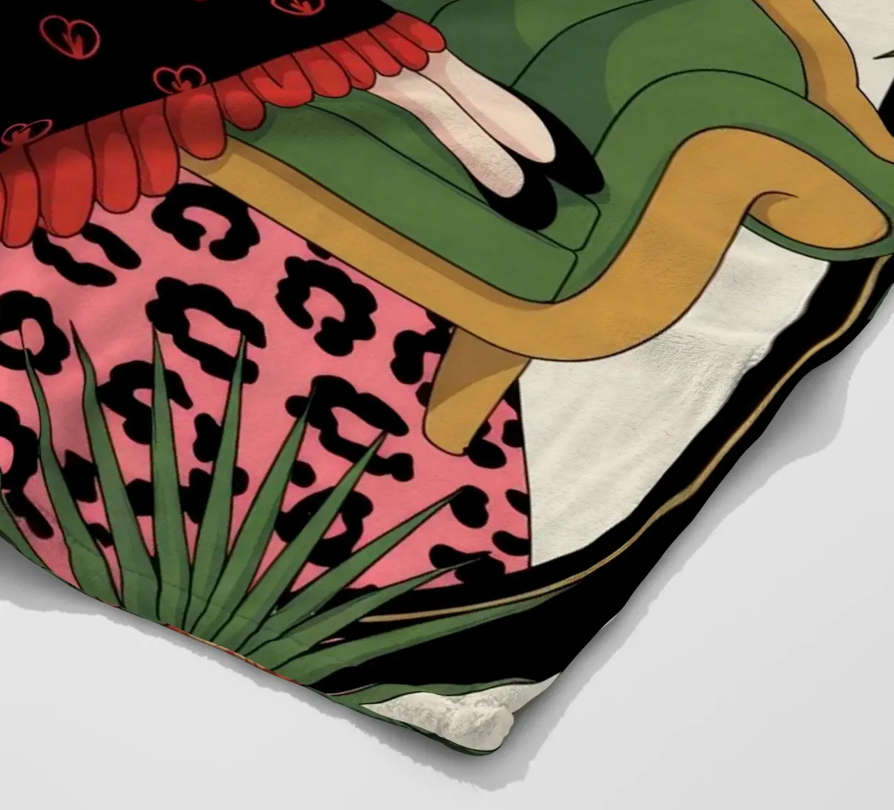 Luxurious Recline fleece blanket by Murni Strokes