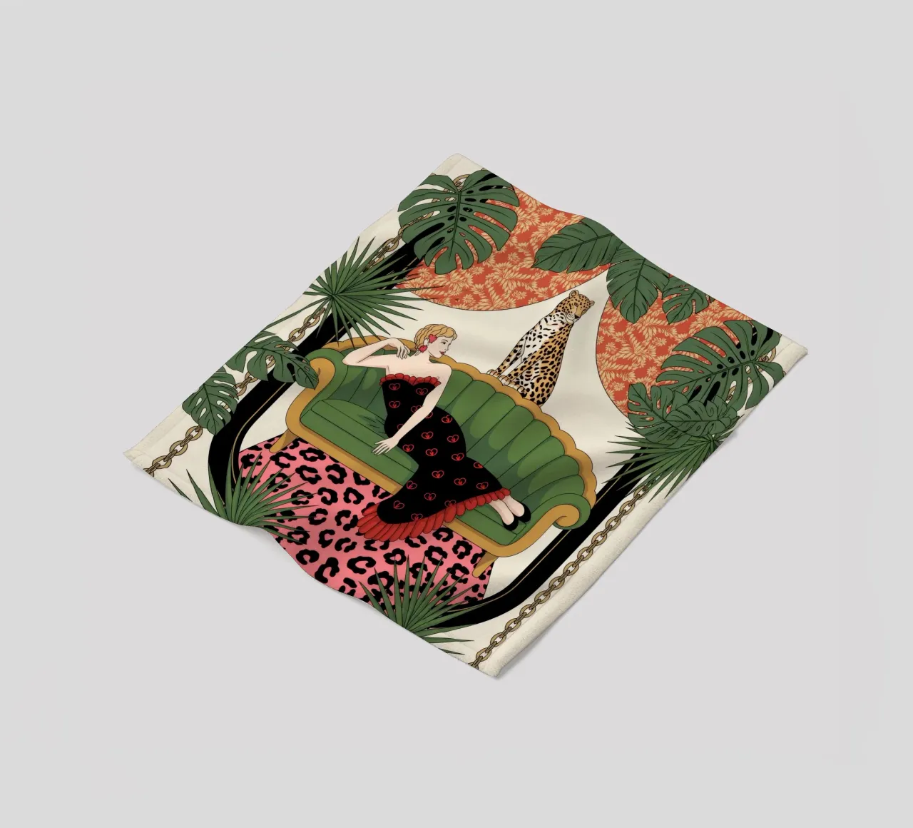 Luxurious Recline fleece blanket by Murni Strokes
