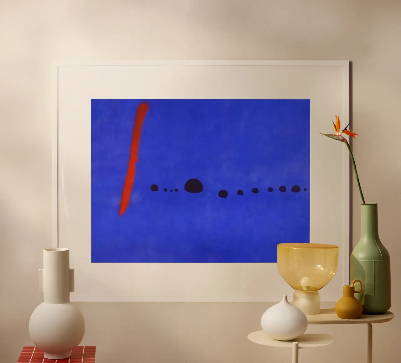 blau II joan miro 1961 Hahnemühle von phillipp veisenberg