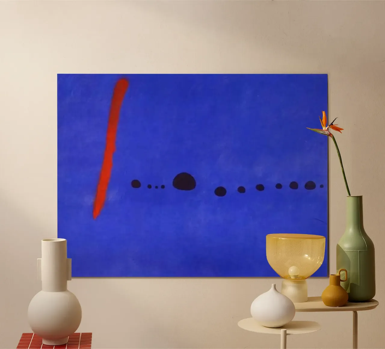 blau II joan miro 1961 Hahnemühle von phillipp veisenberg
