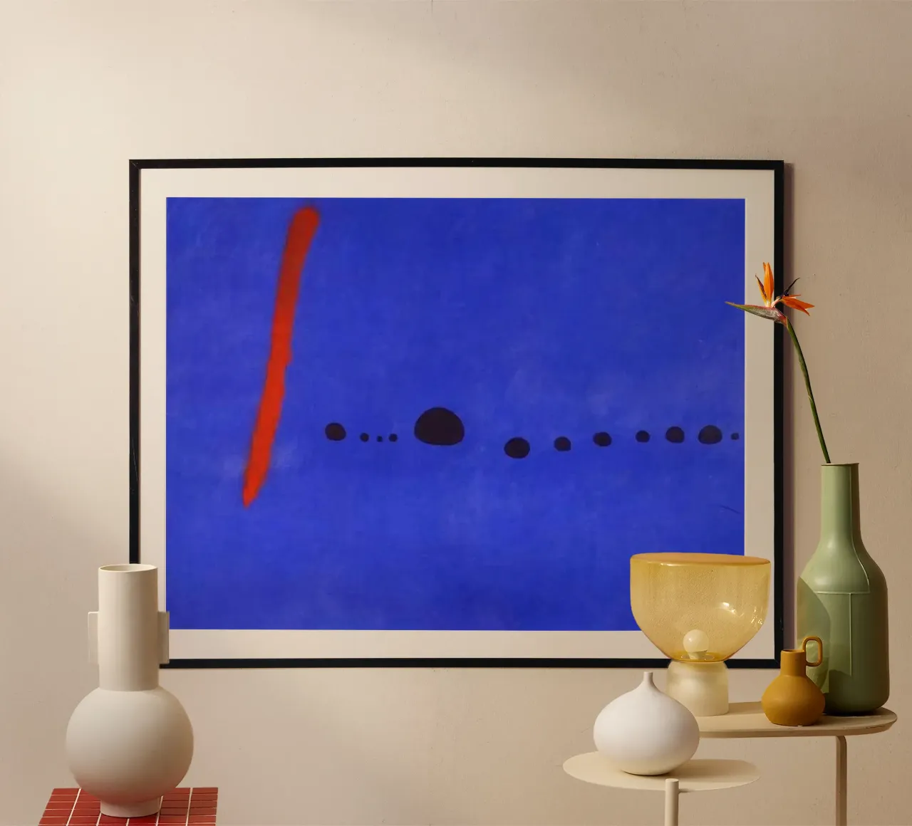 blau II joan miro 1961 Hahnemühle von phillipp veisenberg