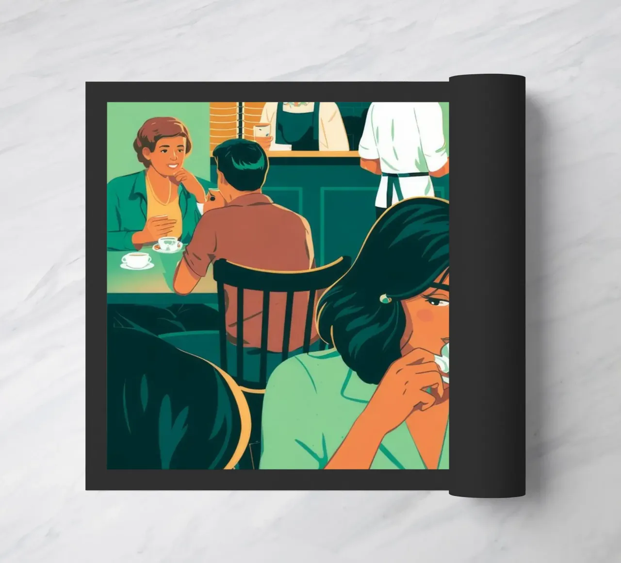 Caffè intellettuale zerbino da Murni Strokes