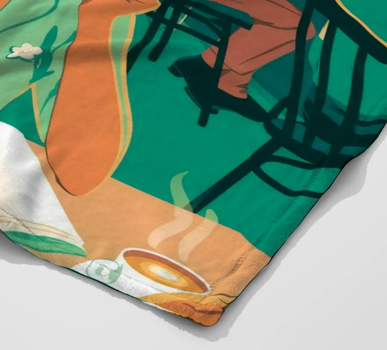 Caffè intellettuale coperta in pile da Murni Strokes