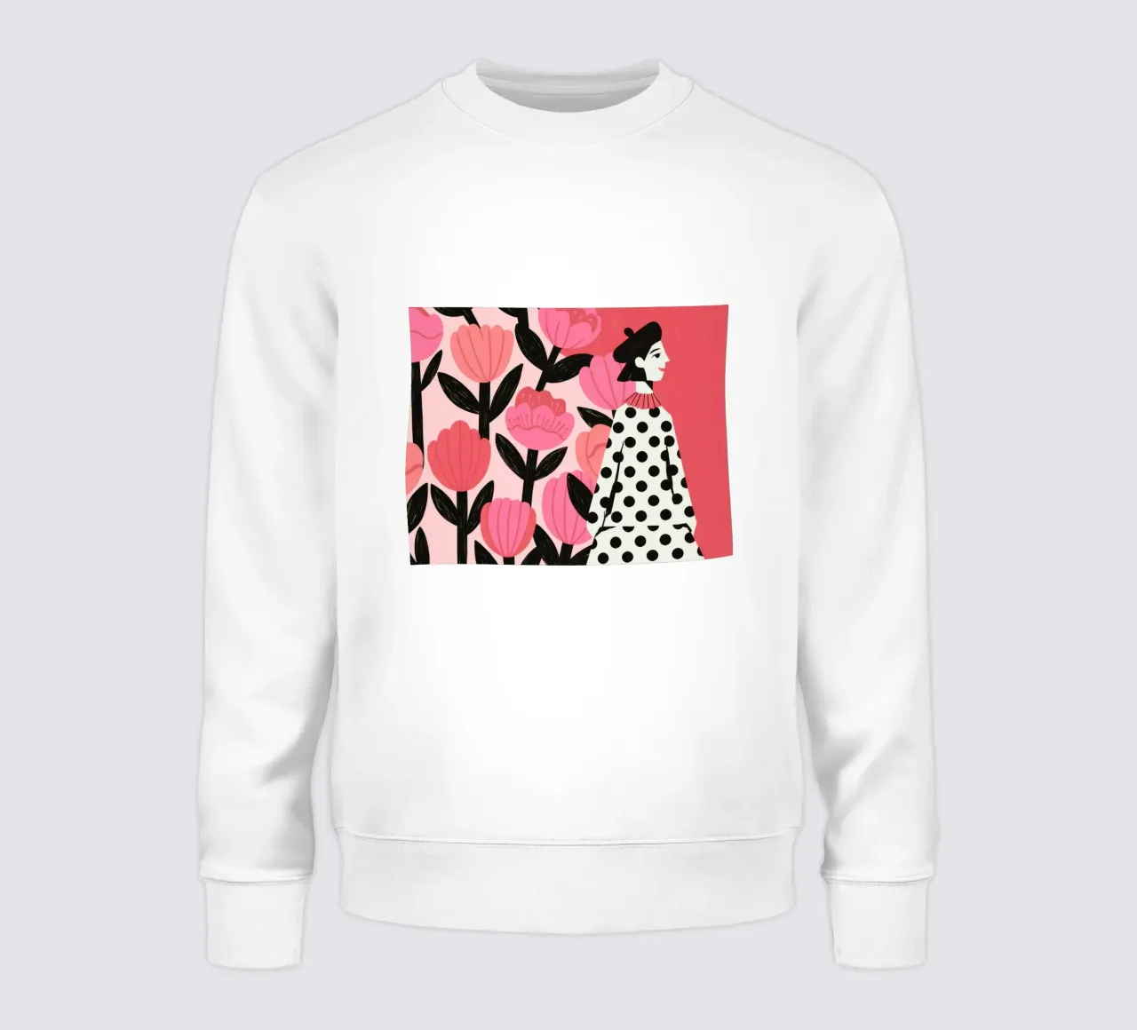 Moda floreale audace felpa da Murni Strokes