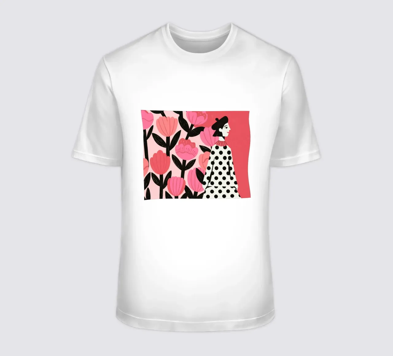 Moda floreale audace t-shirt da Murni Strokes