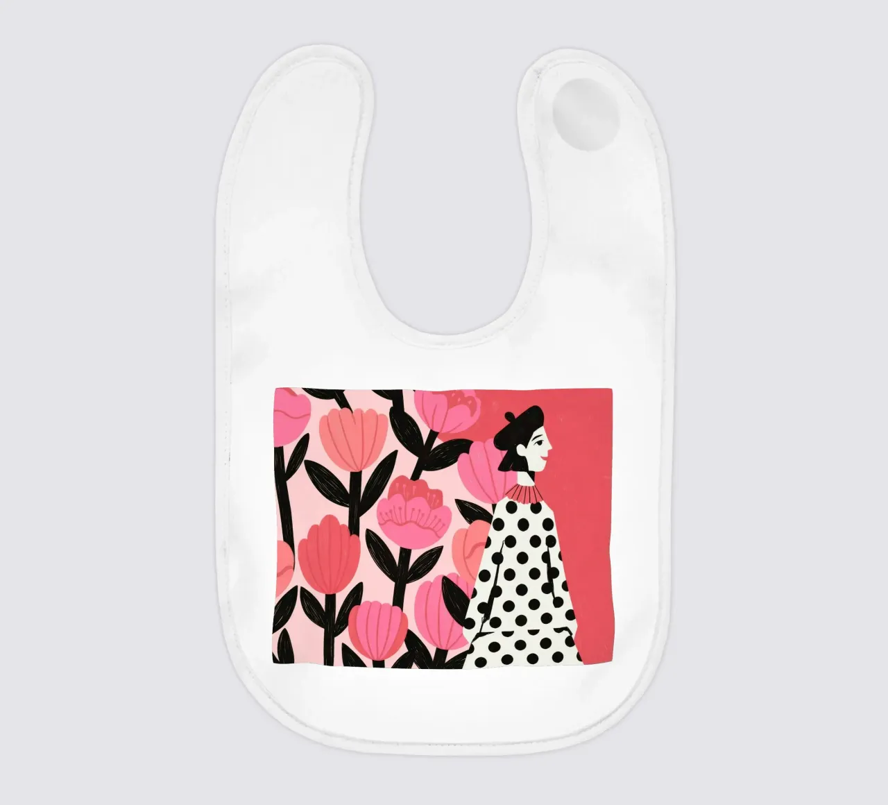 Moda floreale audace bavaglino da Murni Strokes