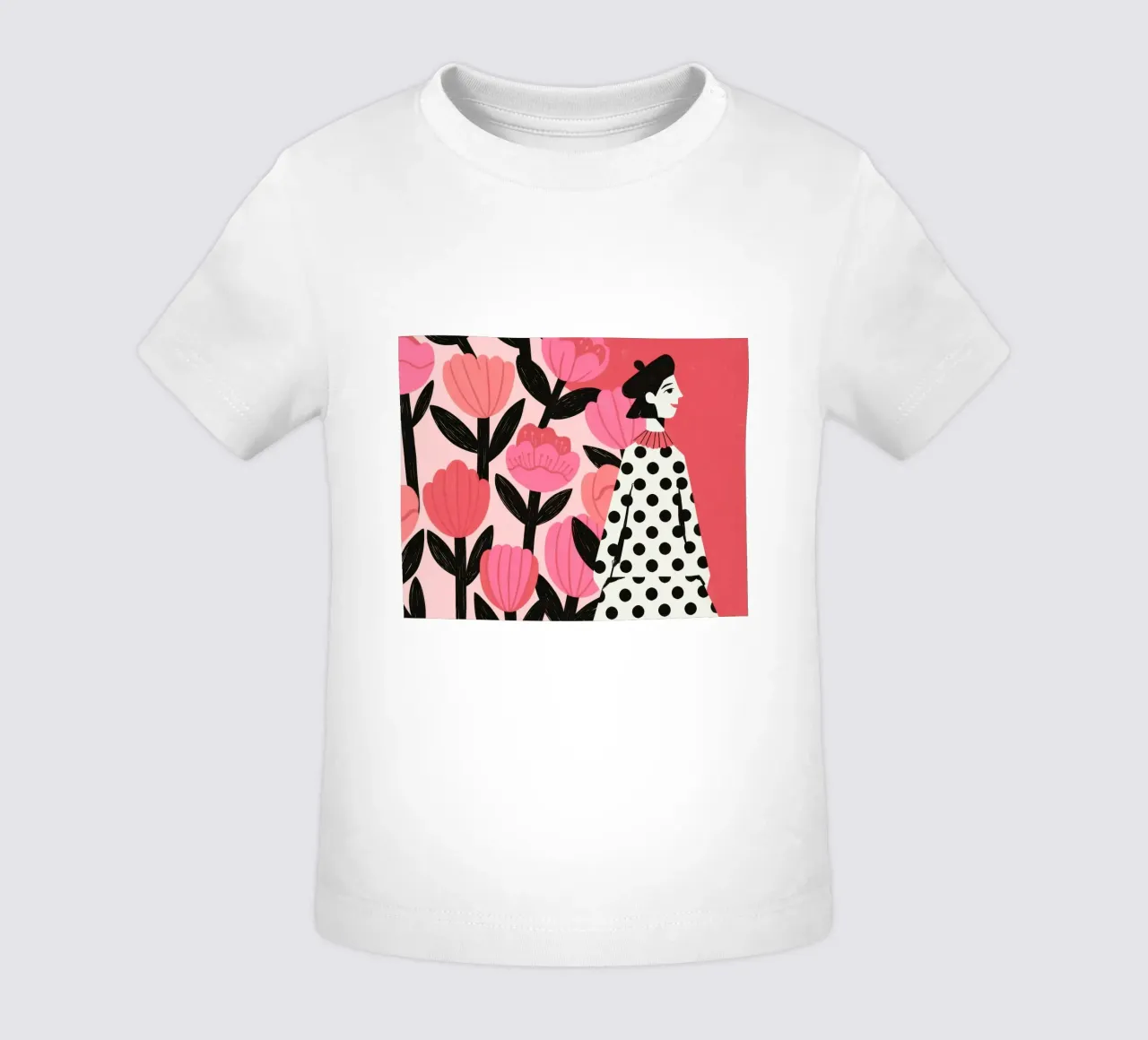 Moda floreale audace maglietta neonato da Murni Strokes