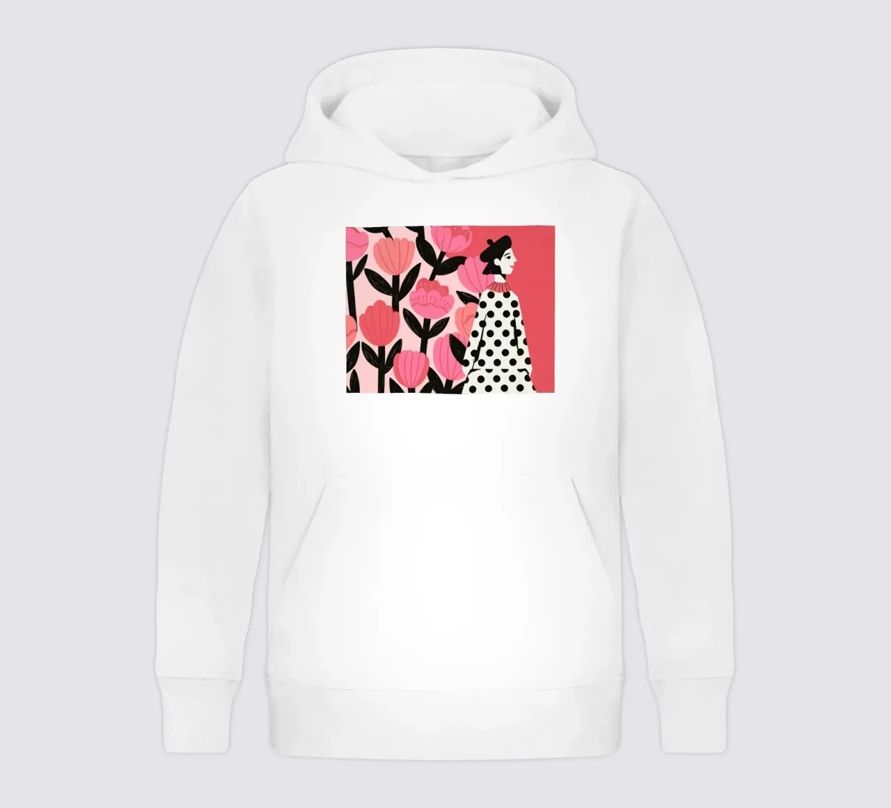 Mode florale audacieuse sweat à capuche enfant de Murni Strokes