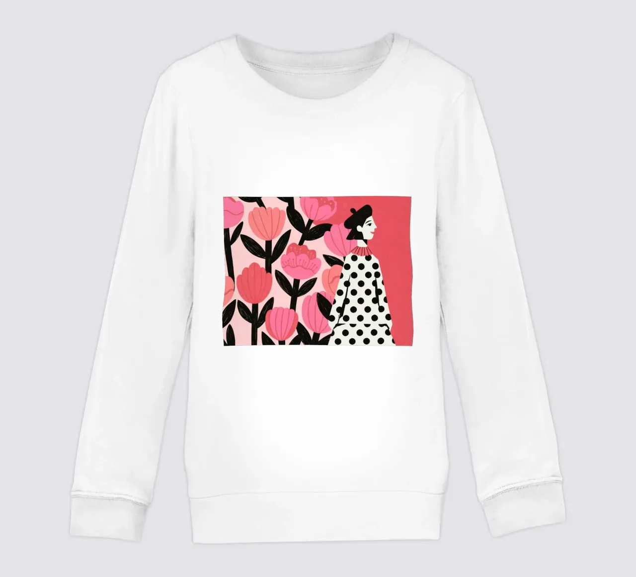 Moda floreale audace felpa bambino da Murni Strokes
