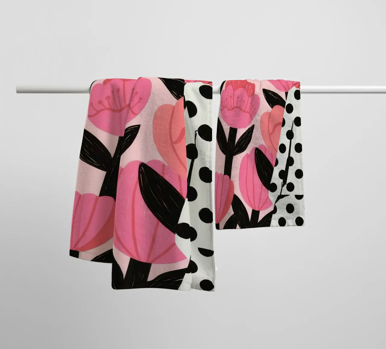 Moda floreale audace asciugamano da bagno da Murni Strokes