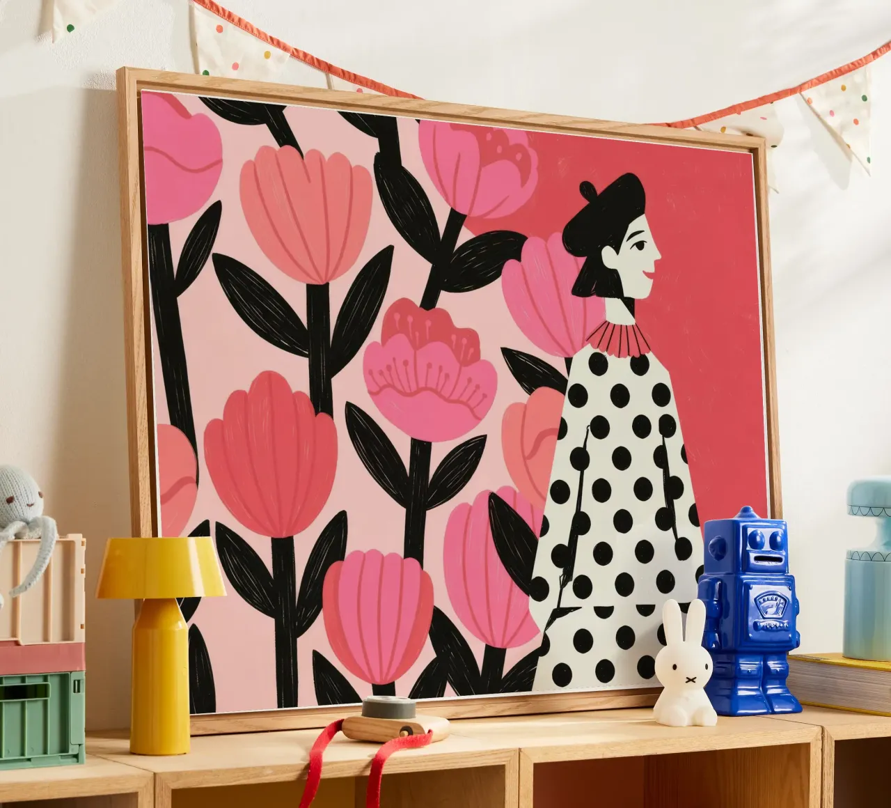 Moda floreale audace plexiglass da Murni Strokes