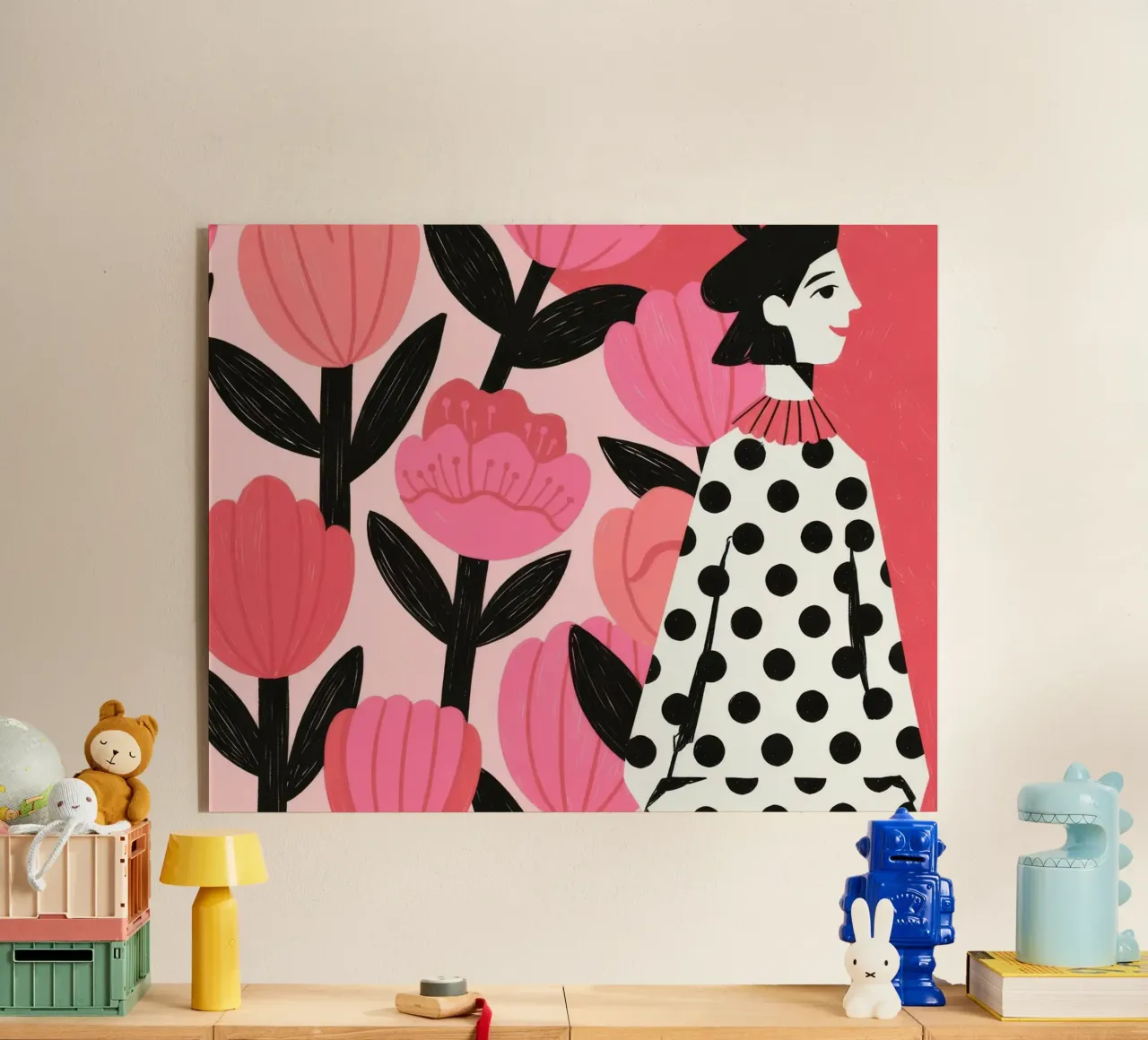 Moda floreale audace plexiglass da Murni Strokes