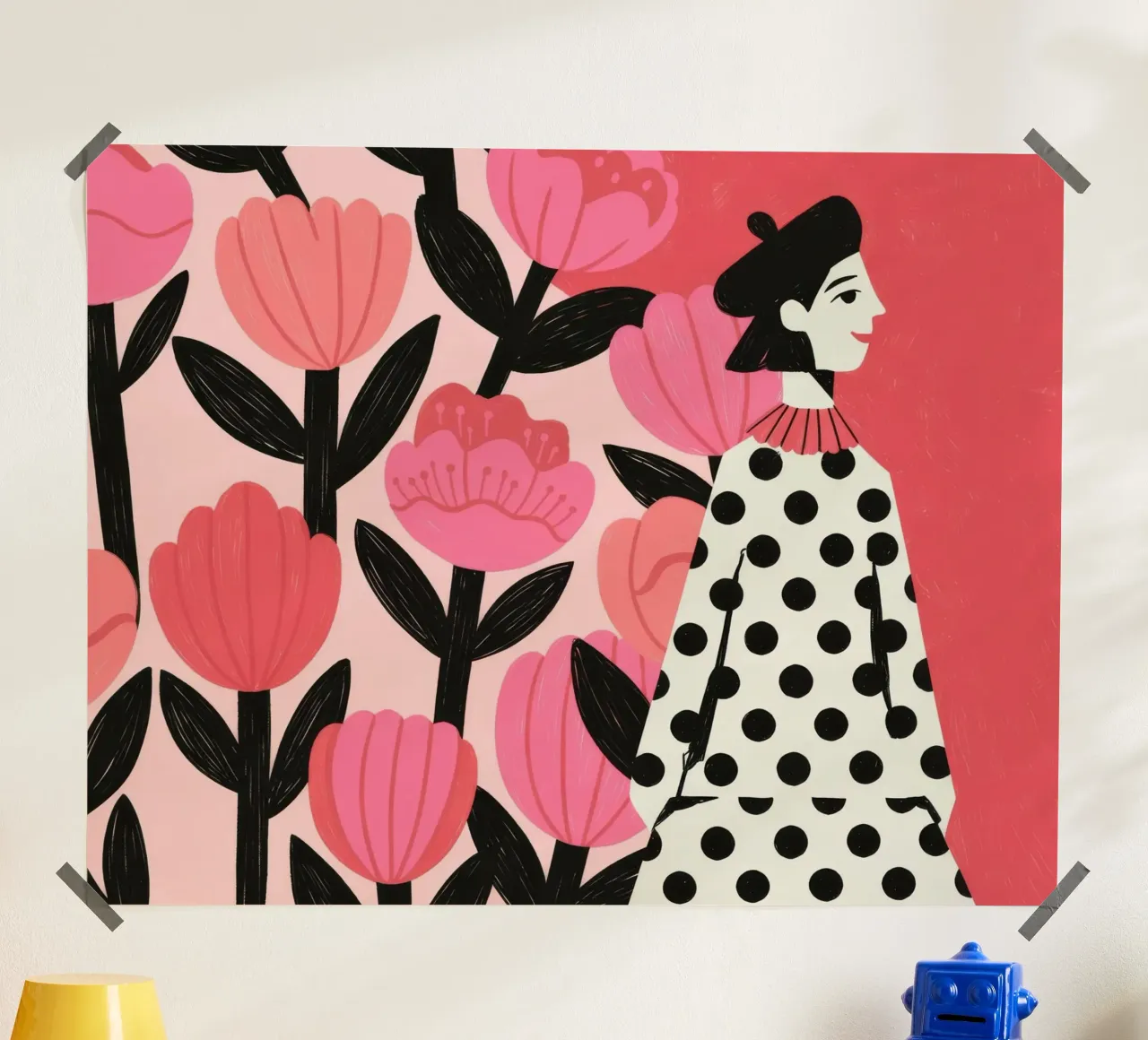 Moda floreale audace carta hahnemühle da Murni Strokes