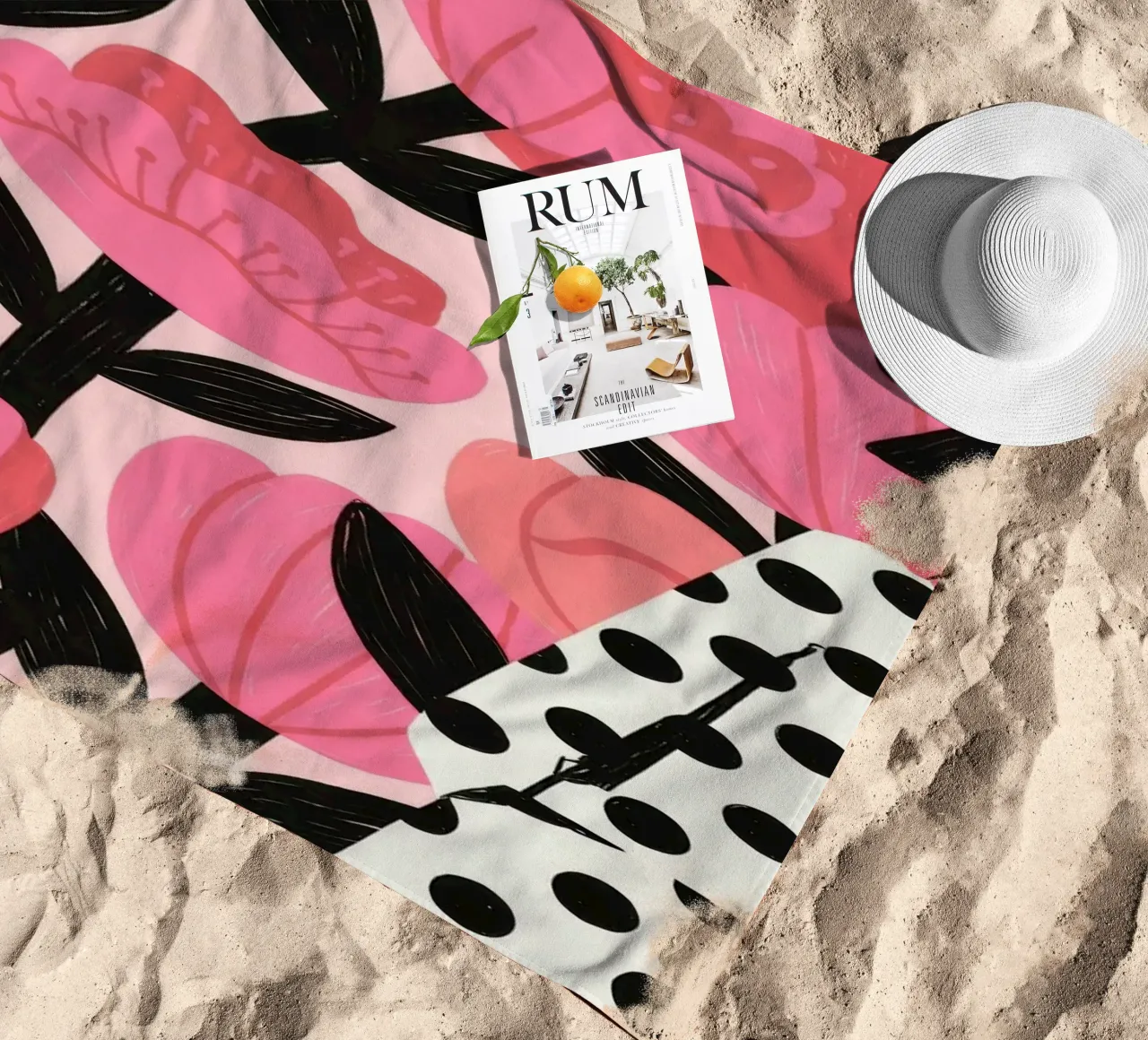 Moda floreale audace telo mare da Murni Strokes