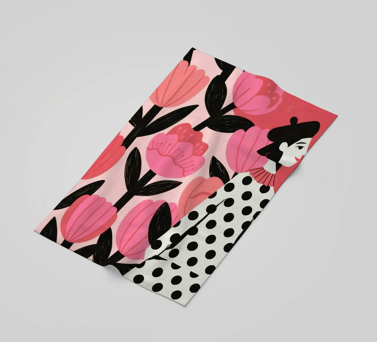 Moda floreale audace telo mare da Murni Strokes