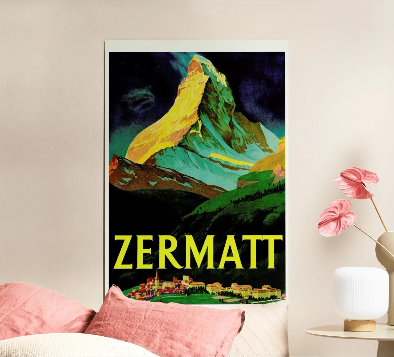 switzerland poster con telaio in plastica da Robert Livingston
