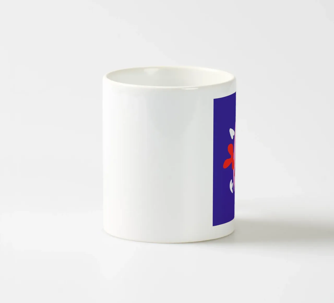 Orchid Caladium Illo Study tazza in ceramica da Mariery Young