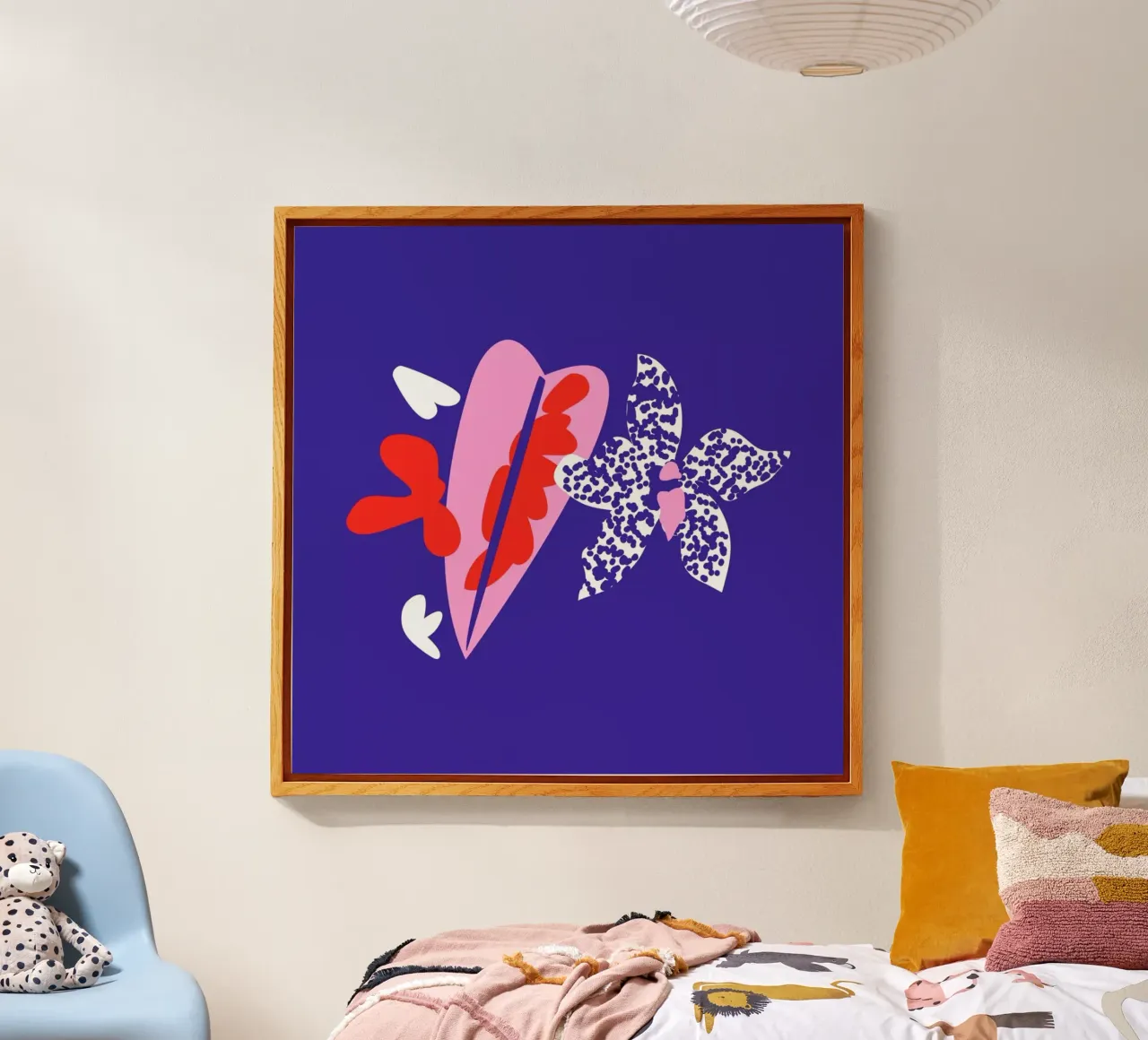 Orchid Caladium Illo Study plexiglass da Mariery Young