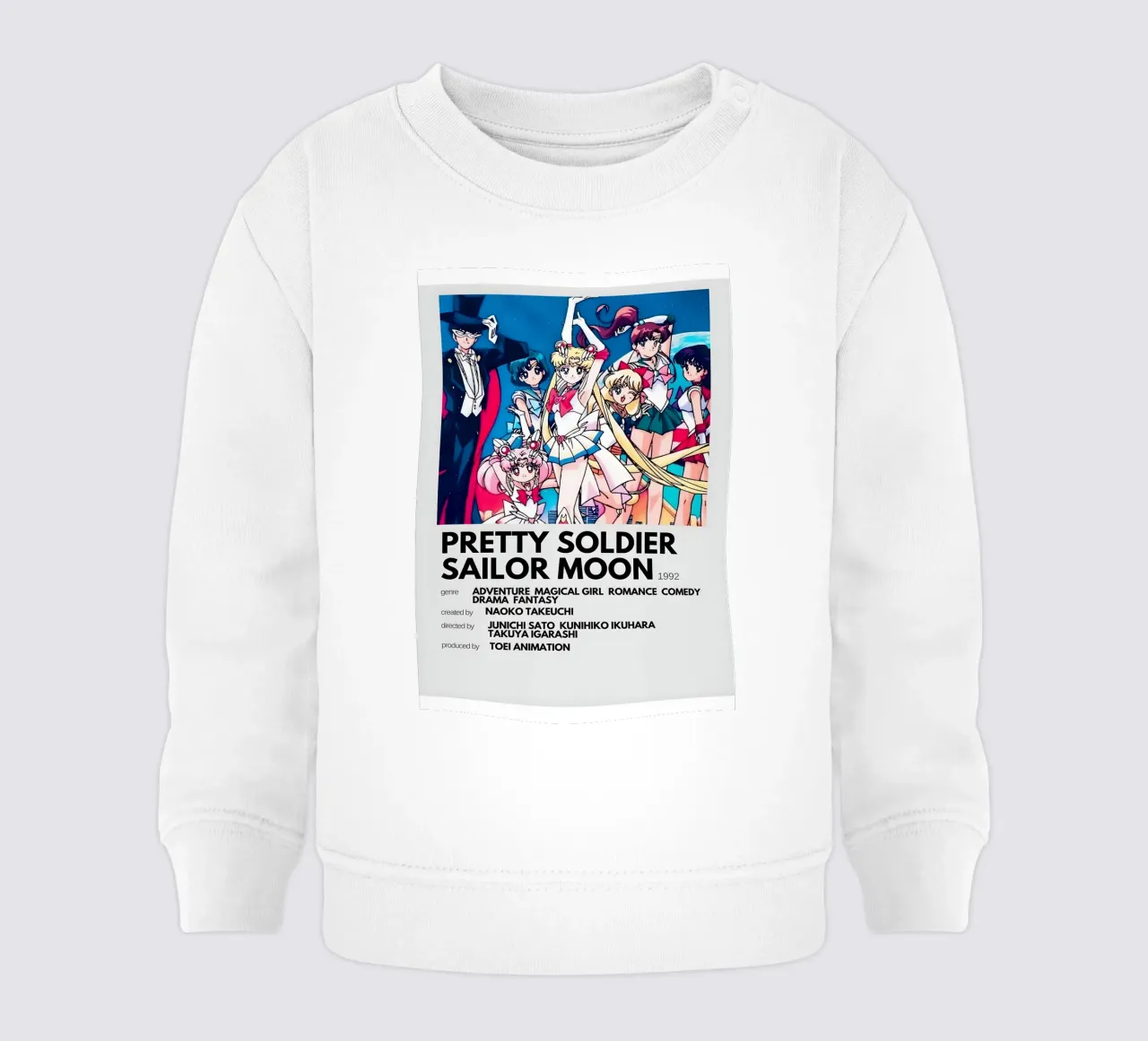 PRETTY SOLDIER SAILOR MOON 1992 felpa neonato da Totoya