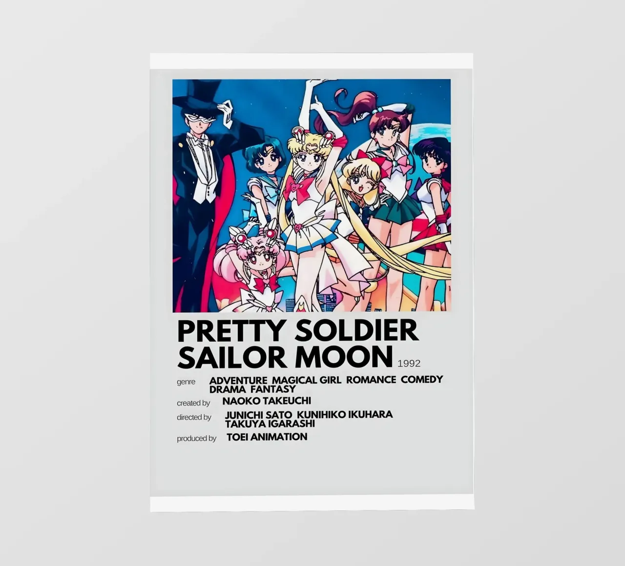 PRETTY SOLDIER SAILOR MOON 1992 telo in pvc da Totoya