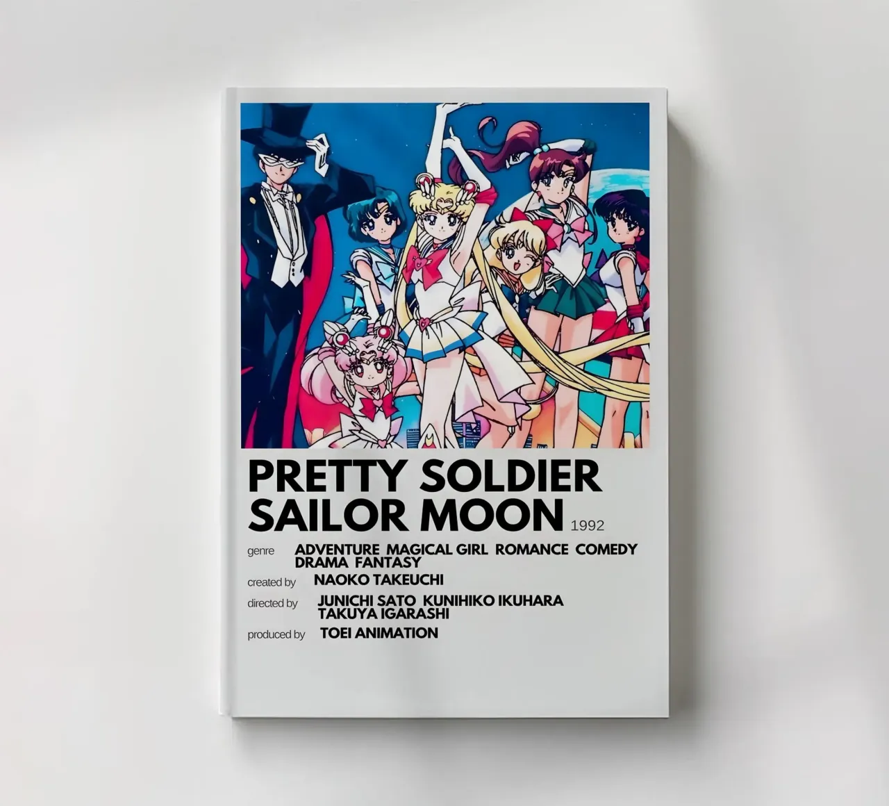 PRETTY SOLDIER SAILOR MOON 1992 notebook by Totoya