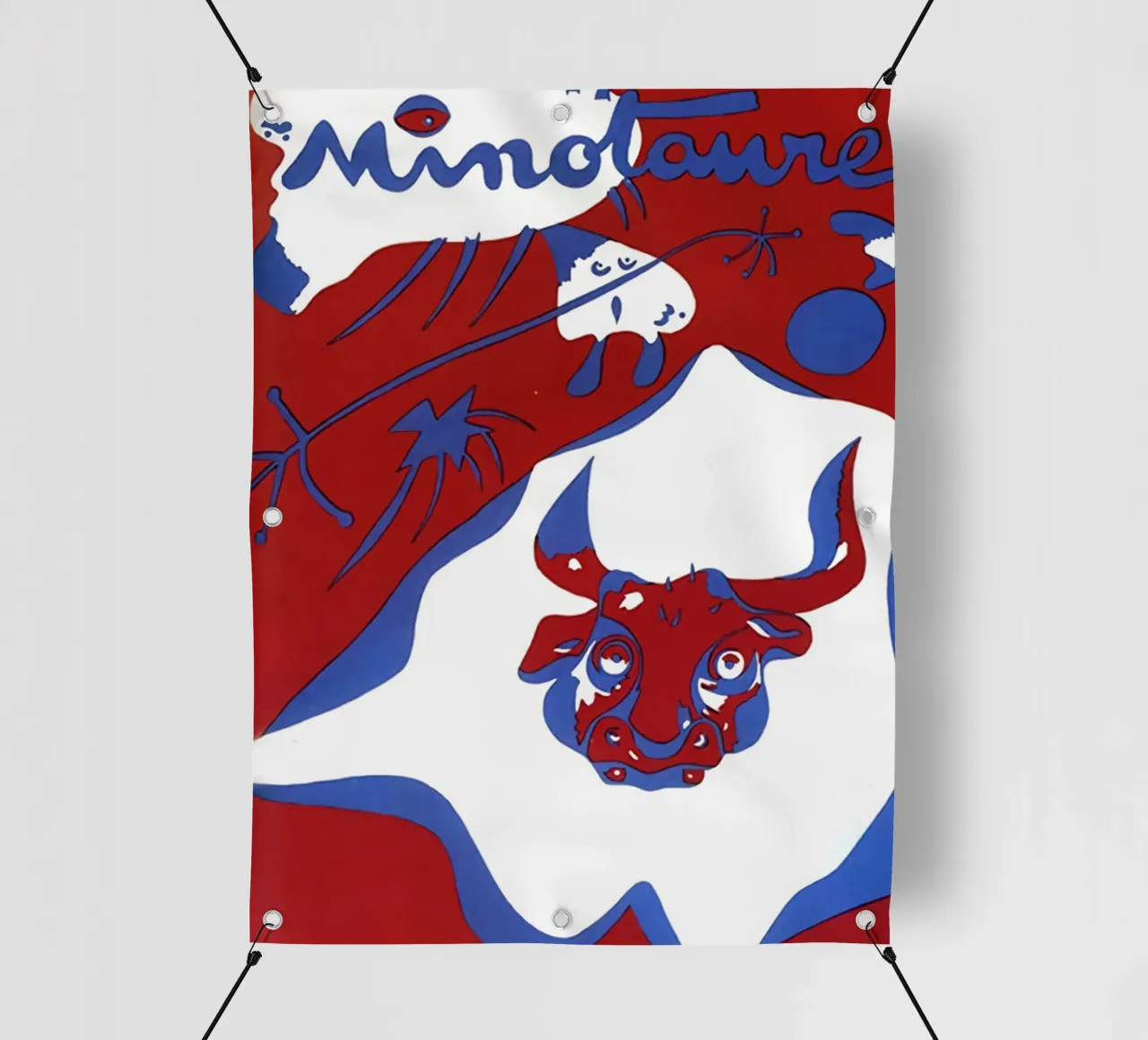 Minotaure, 1935 Joan Miro telo in pvc da phillipp veisenberg