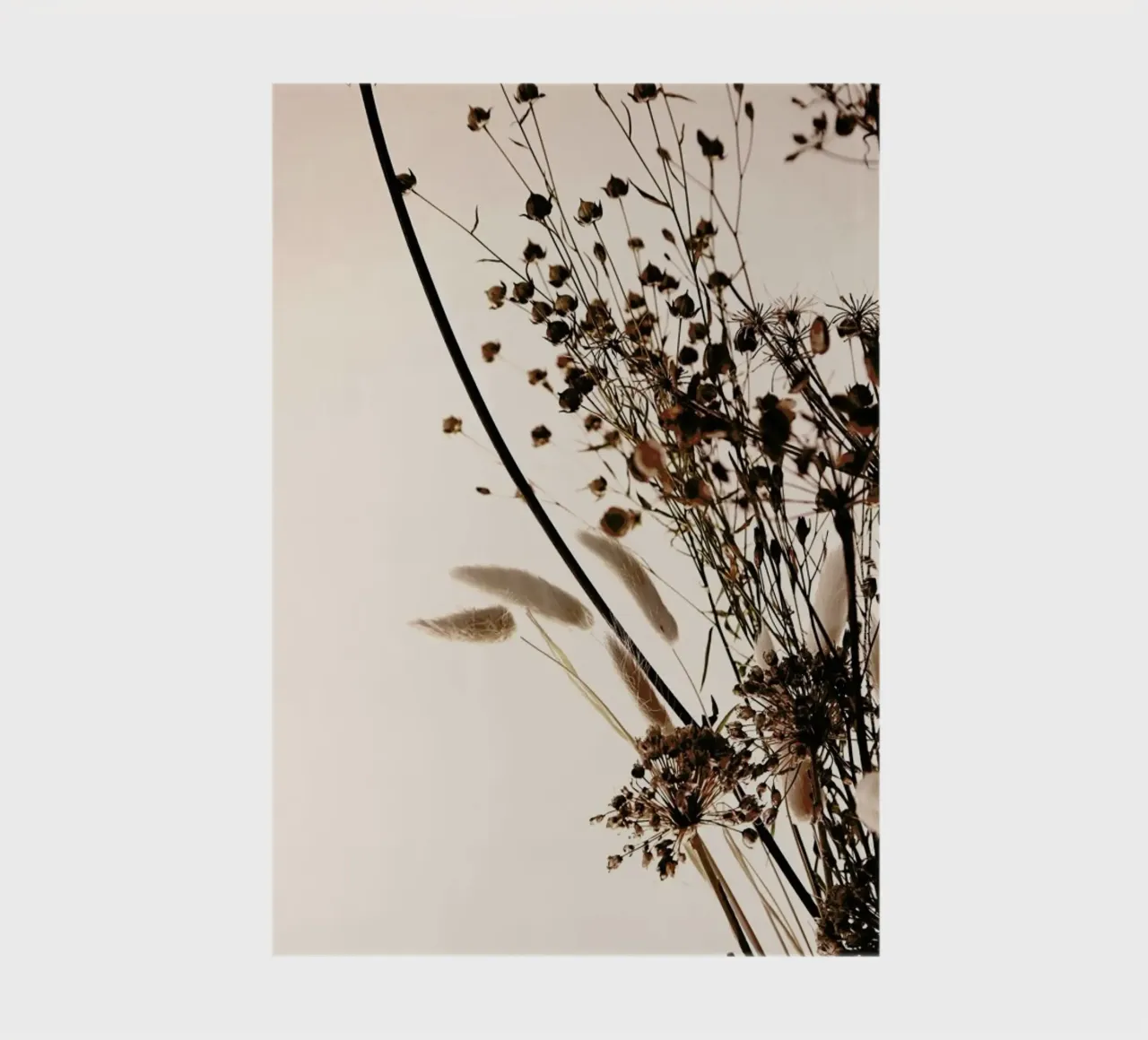 Dried Flower Bouquet 2 notebook by Monika Strigel