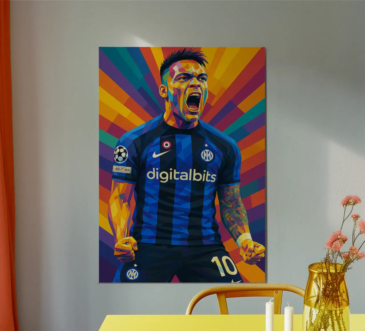 Lautaro Martínez hahnemühle by HopeStudio